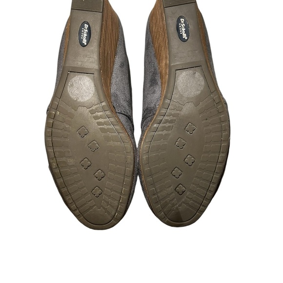 Dr. Scholl's Cushion Grey Suede Wedge Booties Size: 8 1/2 - Picture 5 of 7